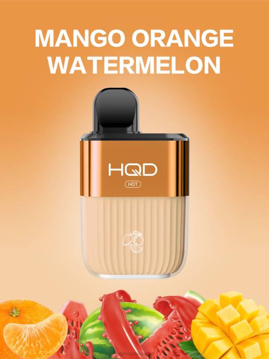 XZ6L60 HQD الكويت - مانجو برتقال بطيخ HQD HOT 5000 نفث