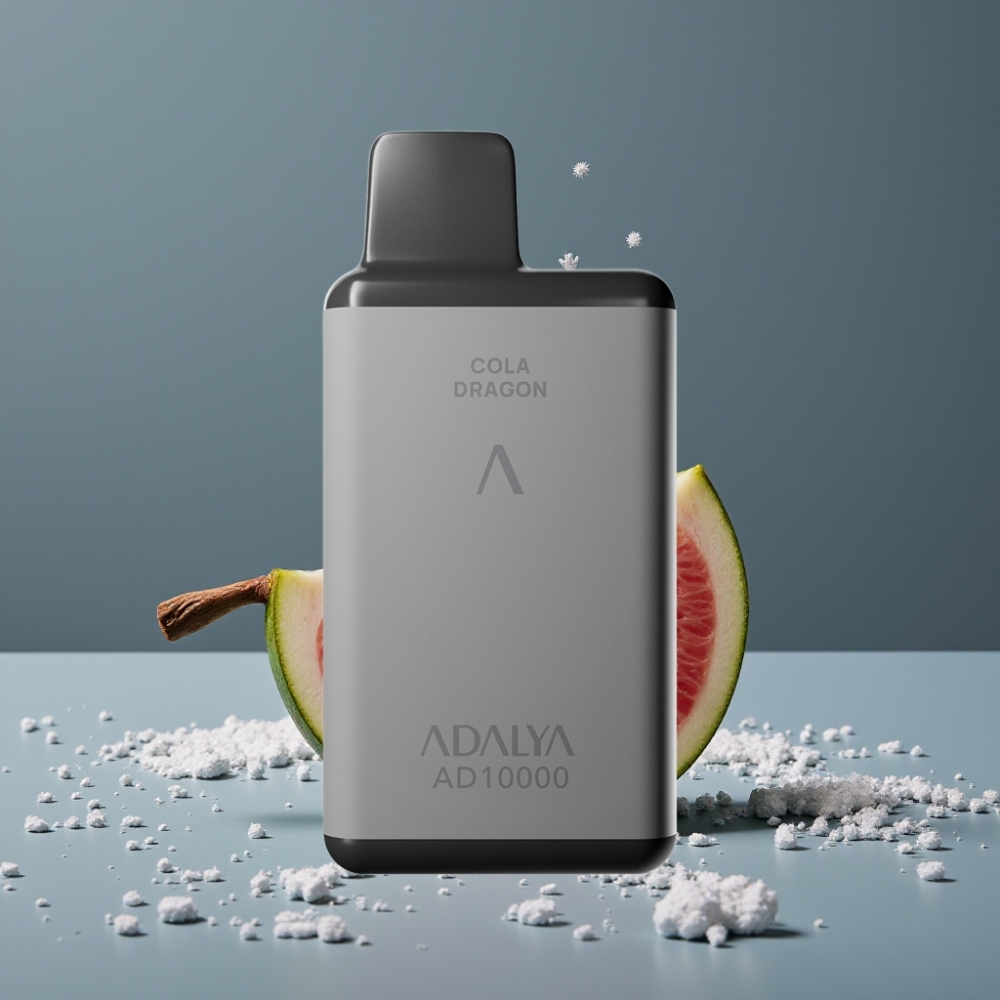 Adalya AD 10000 Puffs Disposable Vape قاتلة السيدات Space Gray USB-C