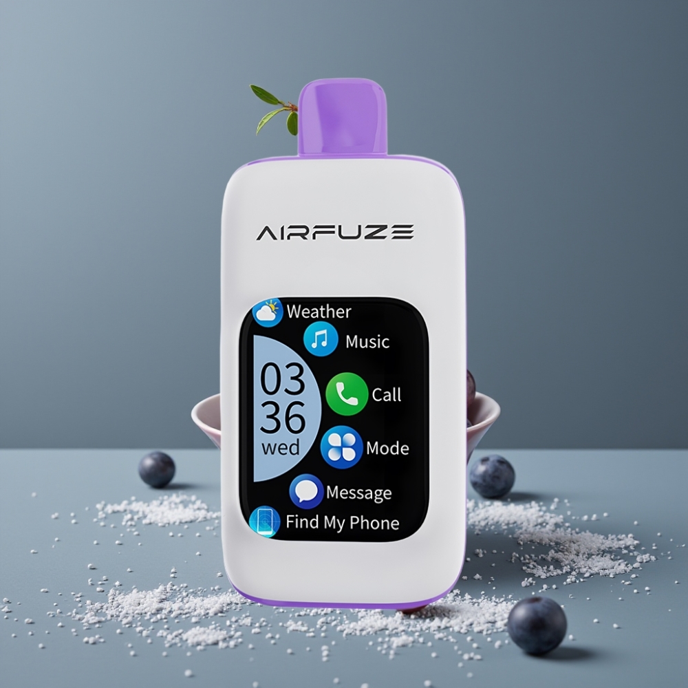 AirFuze Smart 30000 نَفخة شاشة لمس بطعم عنب انفجاري