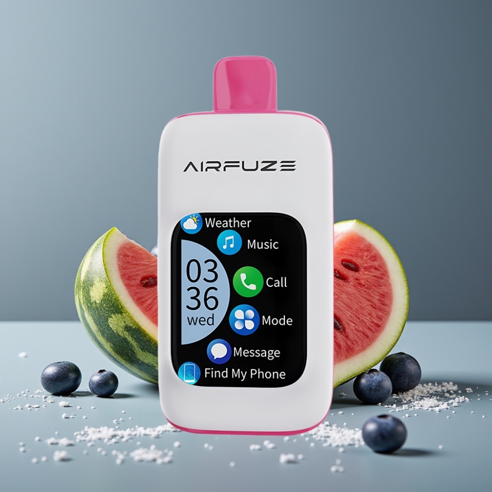 AirFuze Smart 30000 نفخة شاشة تعمل باللمس توت أزرق بطيخ