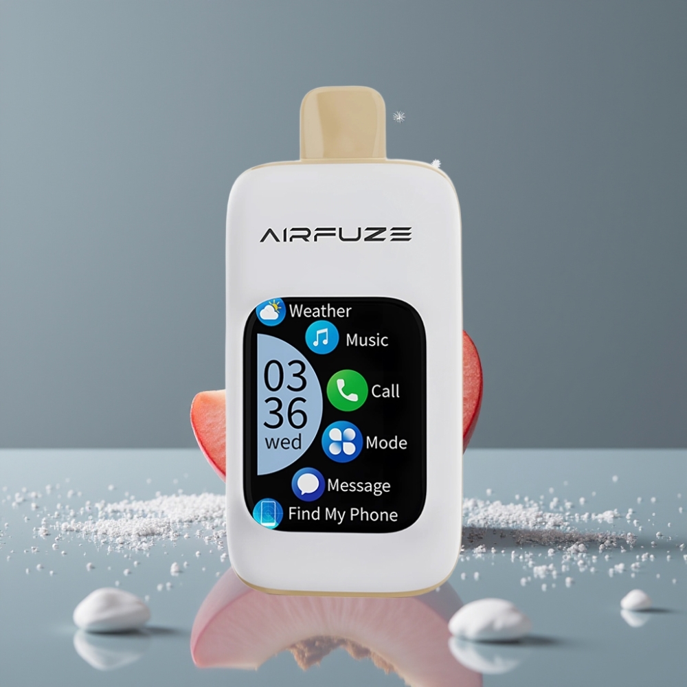 AirFuze Smart Pro 40000 Puffs خوخ عصيري شاشة ذكية بطارية قابلة لإعادة الشحن