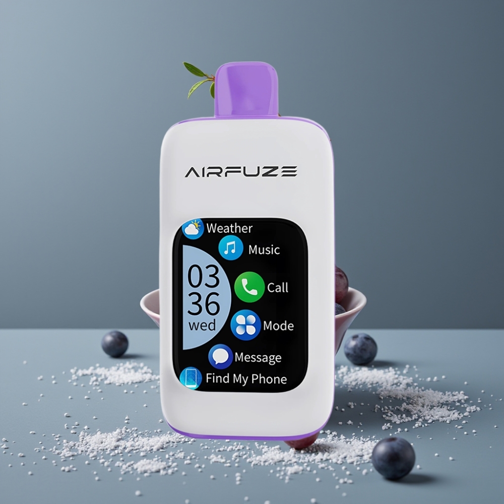 AirFuze Smart Pro 40000 Puffs شريحة ذكية بنكهة عنب متفجر