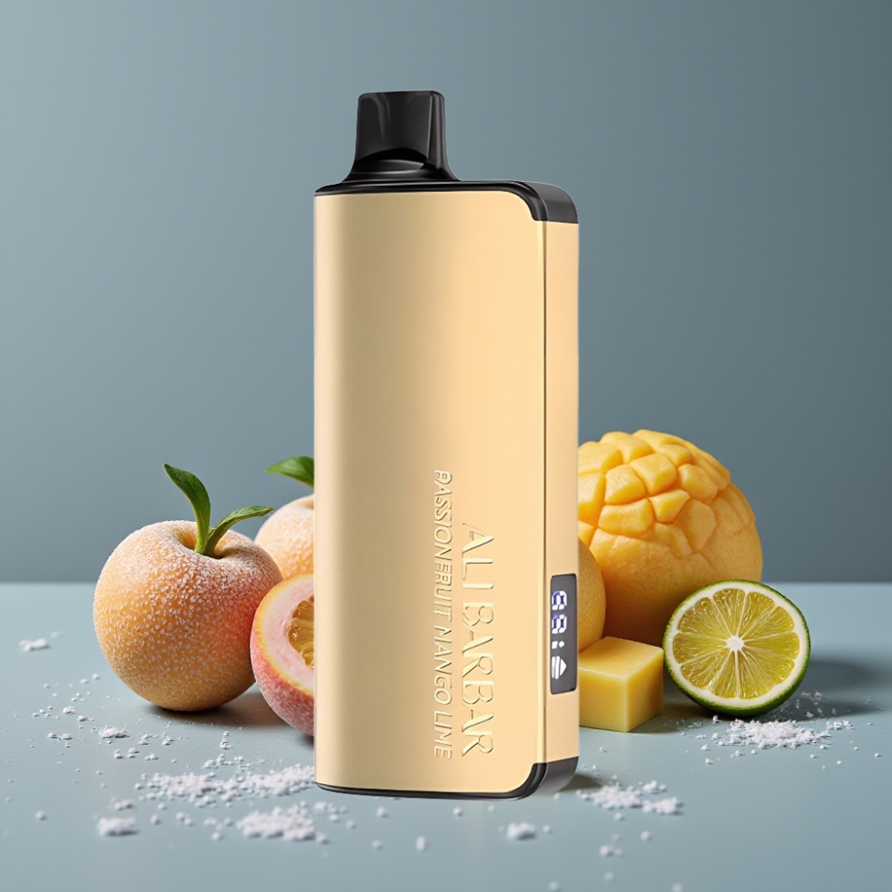 Alibarbar Ingot 9000 Puff 22ml عبق فاكهة العاطفة والمانجو والليمون