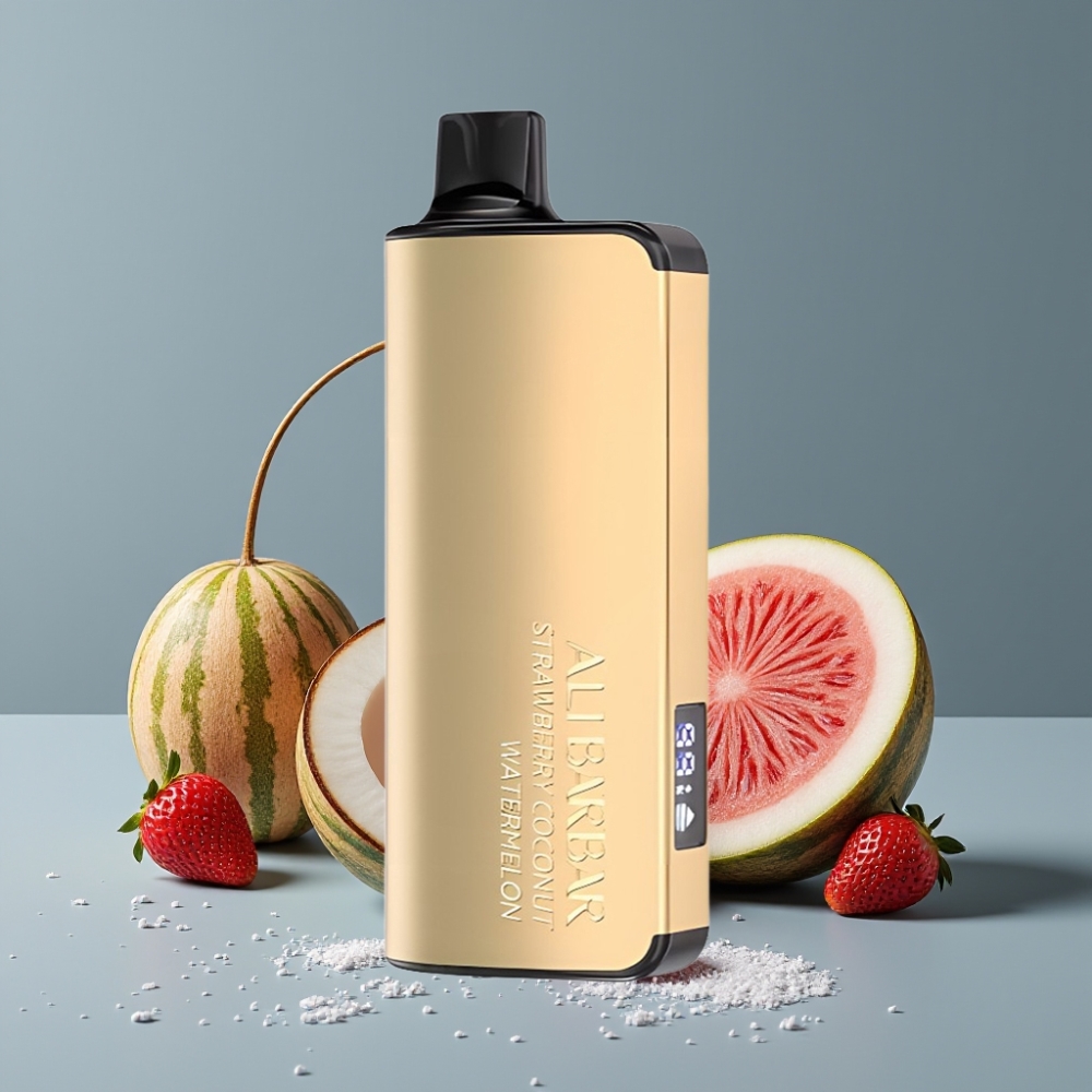 Alibarbar Ingot 9000 Puffs 22ml فراولة جوز هند بطيخ