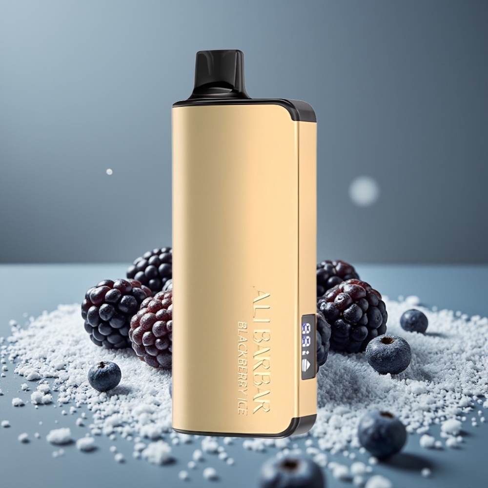 Alibarbar Ingot 9000 Puffs 22ml Blackberry Ice