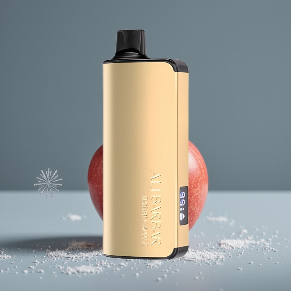 Alibarbar Ingot 9000 Puffs 22ml Double Apple LED Display