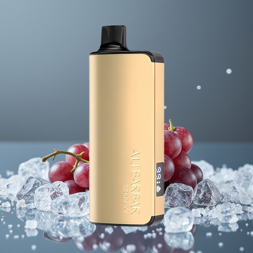 Alibarbar Ingot 9000 Puffs Disposable Vape عنب مثلج 22ml 2350mah
