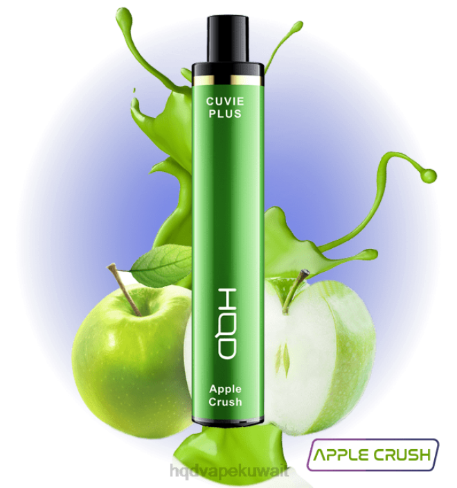 XZ6L125 HQD vape factory - سحق التفاح HQD CUVIE PLUS 1200 نفث