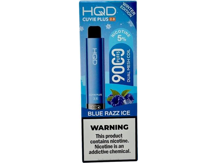 XZ6L138 HQD vape sale - الجليد الأزرق HQD CUVIE PLUS 2.0 (طبعة الشتاء)