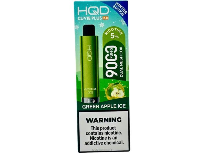 XZ6L172 HQD order online - ثلج التفاح الأخضر HQD CUVIE PLUS 2.0 (طبعة الشتاء)
