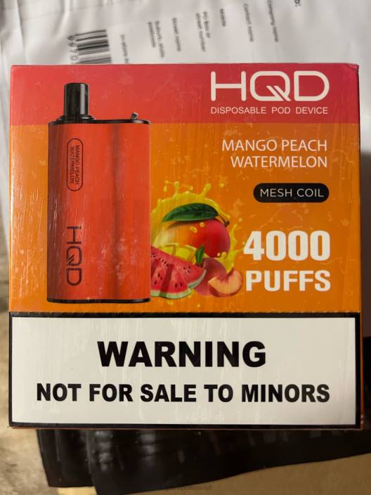 XZ6L107 best HQD flavors - مانجو خوخ بطيخ HQD BOX 4000 نفث