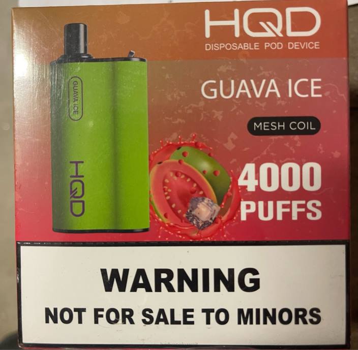 XZ6L109 HQD wholesale - جليد الجوافة HQD BOX 4000 نفث
