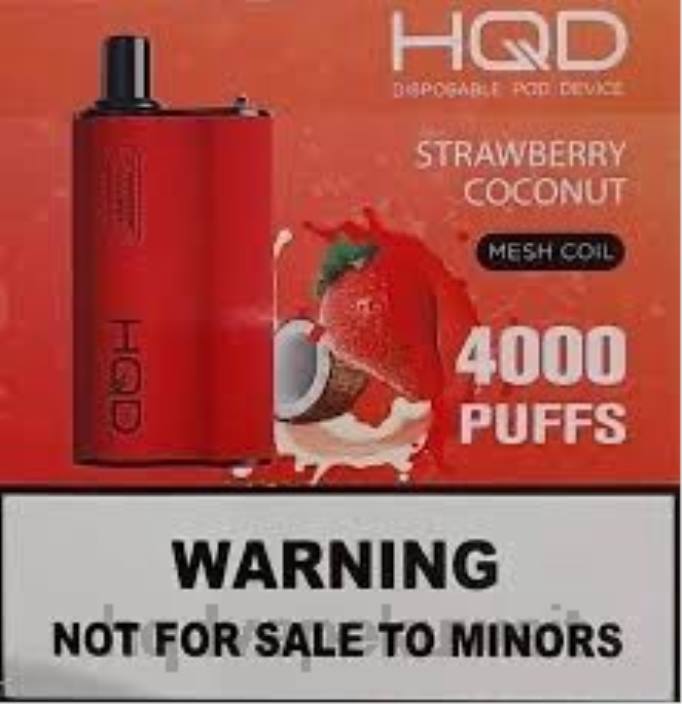 XZ6L112 HQD order online - جوز الهند الفراولة HQD BOX 4000 نفث