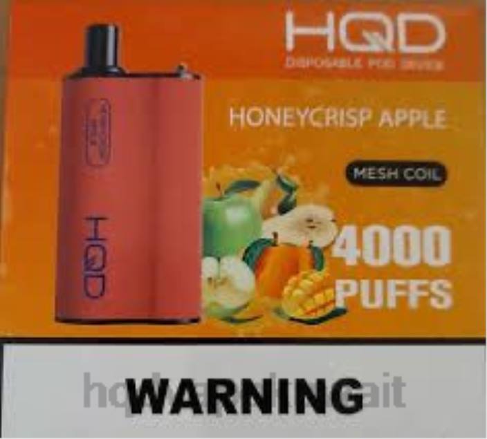 XZ6L115 HQD vape factory - تفاحة العسل المقرمش HQD BOX 4000 نفث