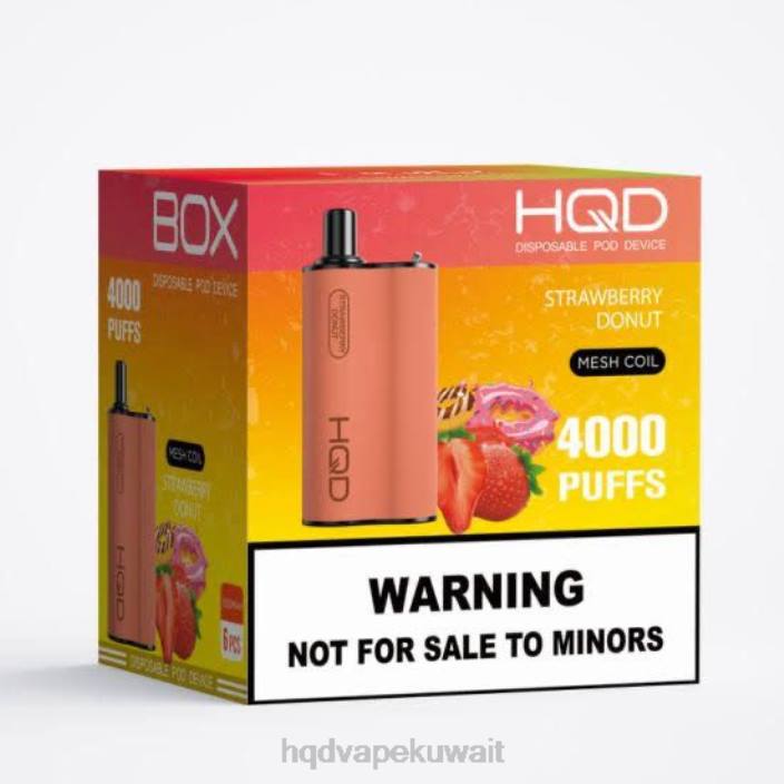 XZ6L118 HQD vape sale - دونات الفراولة HQD BOX 4000 نفث