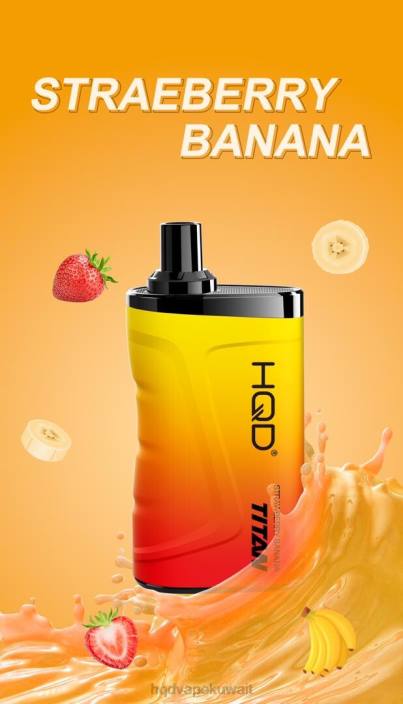 XZ6L13 HQD vape price - الموز بالفراولة HQD TITAN 7000 نفث