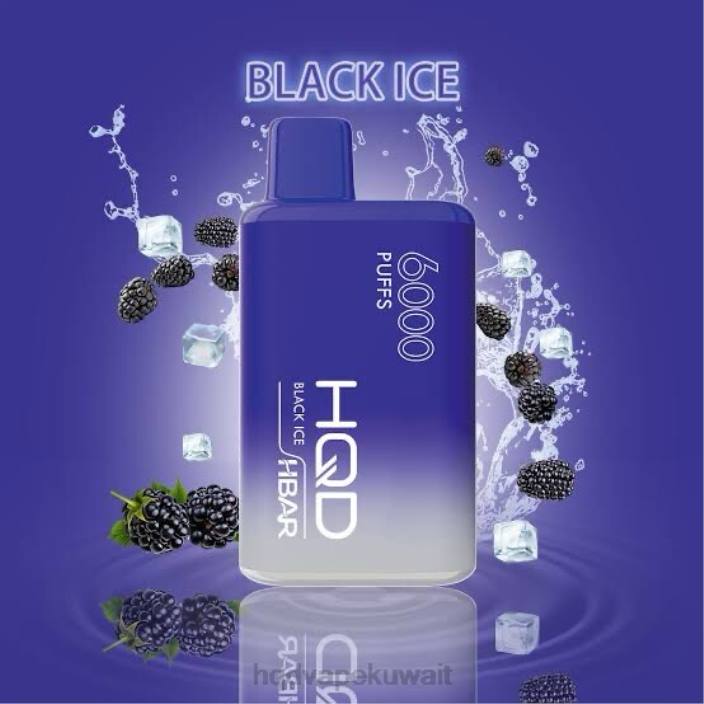 XZ6L44 HQD vape سعر - الجليد الأسود HQD HBAR 6000 نفث