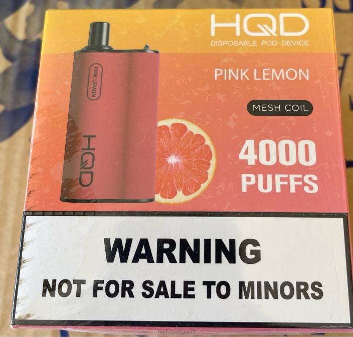 XZ6L75 HQD vape factory - الليمون الوردي HQD BOX 4000 نفث