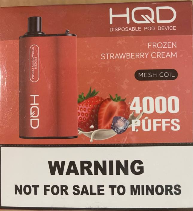 XZ6L80 HQD الكويت - كريمة الفراولة المجمدة HQD BOX 4000 نفث