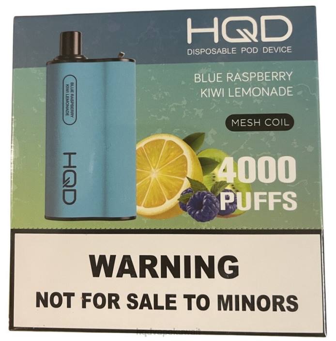 XZ6L85 HQD vape factory - عصير الليمون والتوت والكيوي والتوت الأزرق HQD BOX 4000 نفث