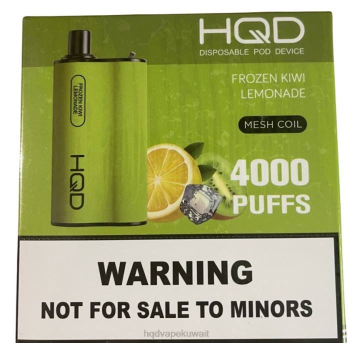 XZ6L88 HQD vape sale - عصير ليمون كيوي مجمد HQD BOX 4000 نفث
