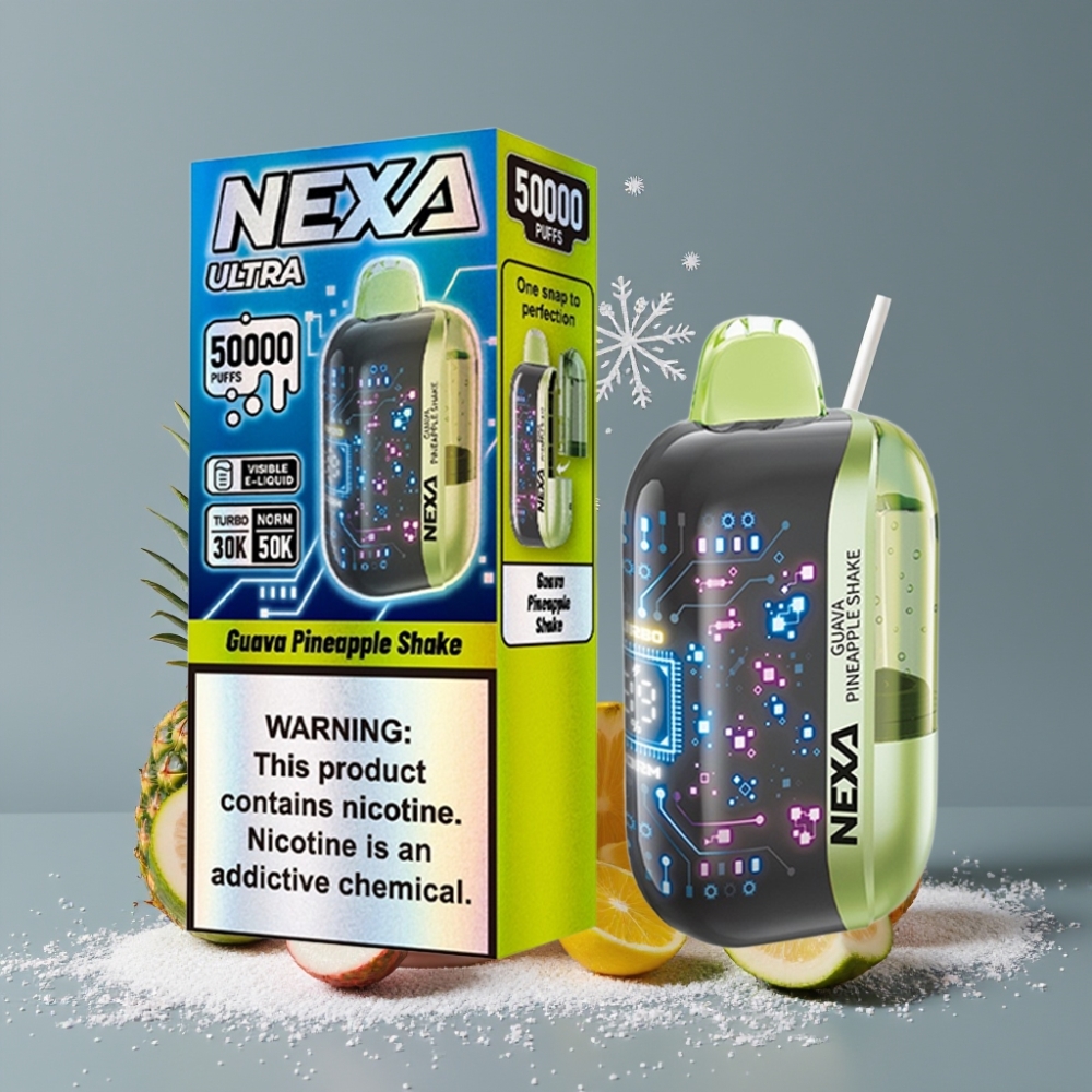 NEXA Ultra 50000 Puffs Disposable Vape 20ml Guava Pineapple Shake