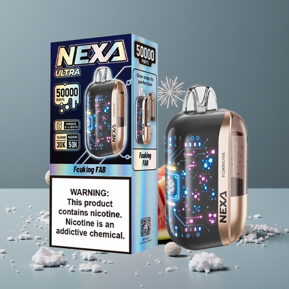 NEXA Ultra 50000 Puffs Disposable Vape شارب بشكل لا يصدق 20ml Type-C