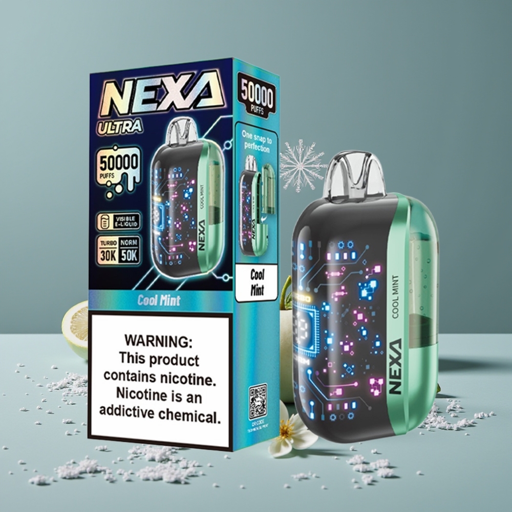 NEXA Ultra 50K Disposable Vape 50000 Puffs 20ml Cool Mint