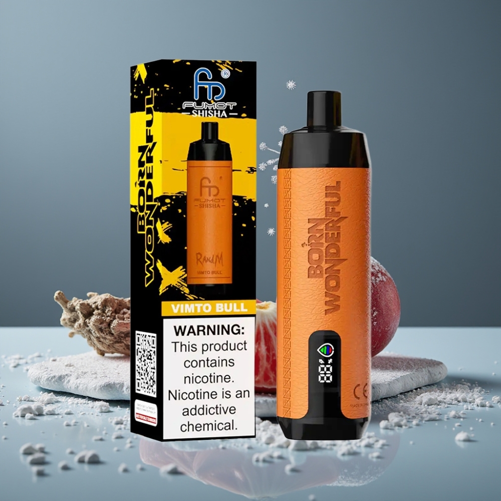 RandM Fumot Shisha 10000 Puff Vimto Bull 18ml 0.6ohm Mesh