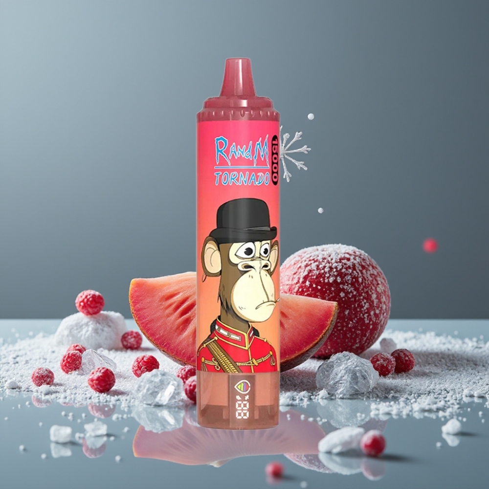 RandM Fumot Tornado 15000 نفحة شاشة LCD Red Energy Ice