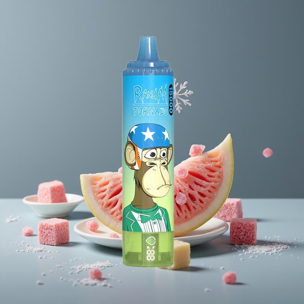 RandM Fumot Tornado 15000 Puff شاشة LCD نكهة دببة جيلية