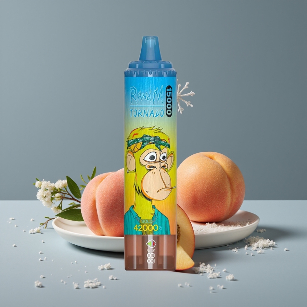 RandM Fumot Tornado 15000 Puff شمام مانجو شاشة LCD