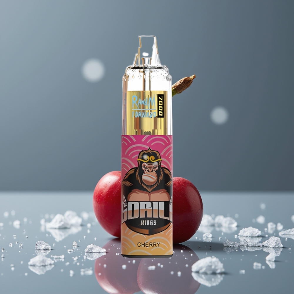 RandM Fumot Tornado 7000 نَفَثات بـ14 مل عصير وكرزي