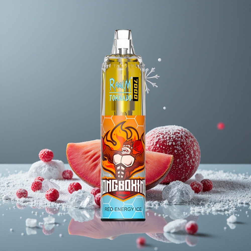 RandM Fumot Tornado 7000 Puffs 14 ML Red Energy Ice