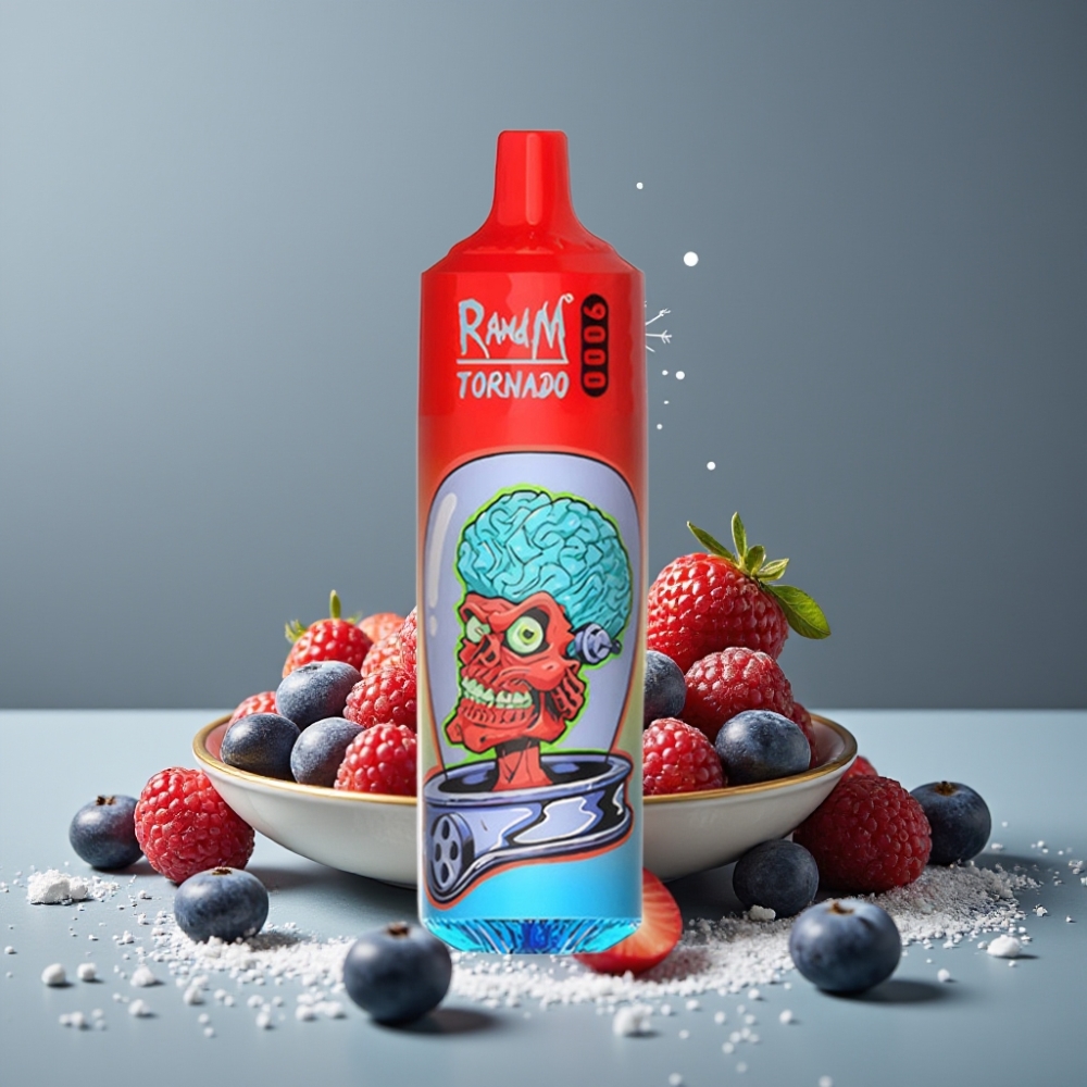 RandM Fumot Tornado 9000 Puffs 18 mL شبكة Mixed Berries