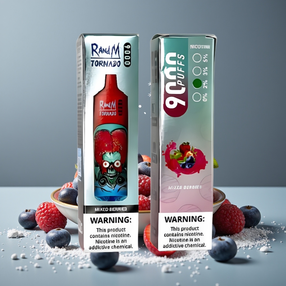 RandM Fumot Tornado 9000 Puffs 18 mL شبكة Mixed Berries