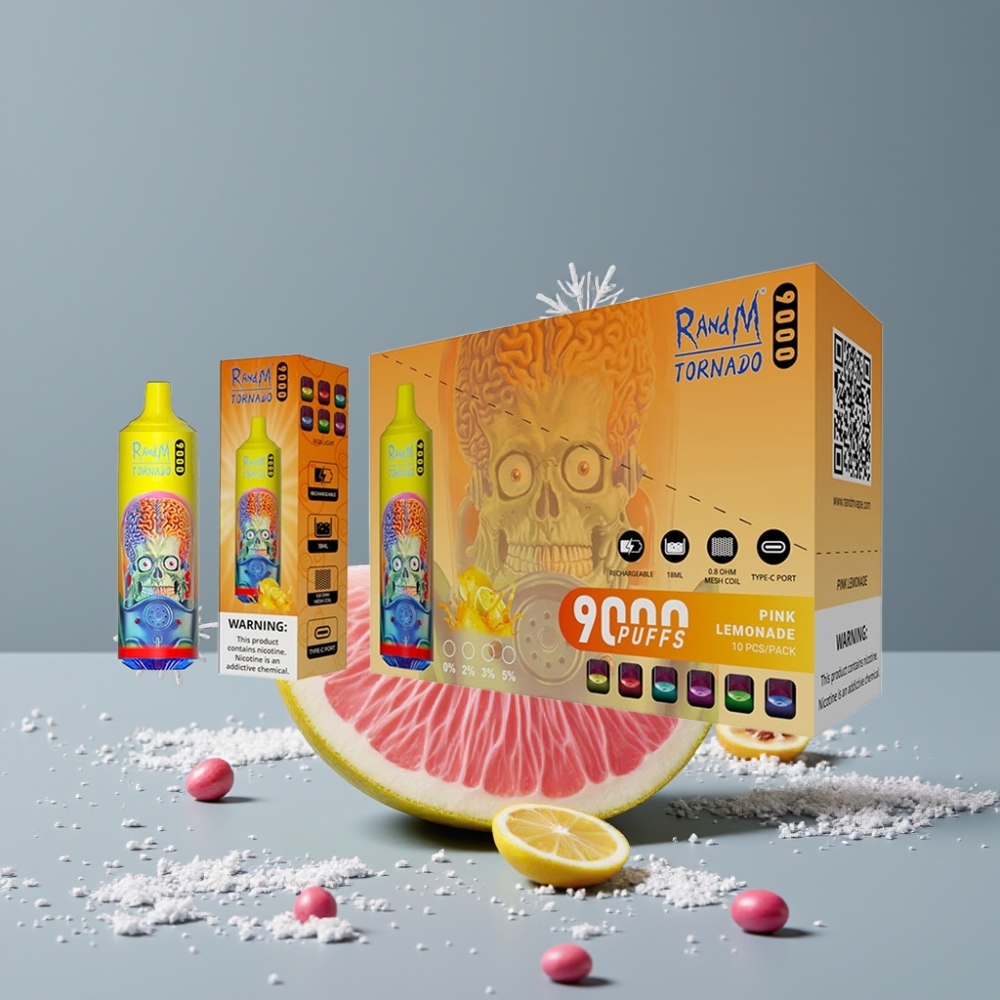 RandM Tornado 9000 Puffs 18 mL Pink Lemonade