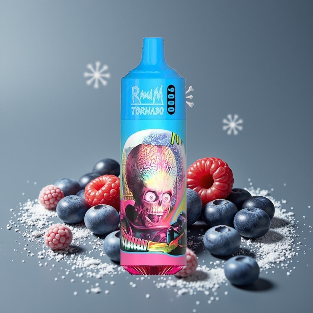 RandM Tornado 9000 Puffs 18mL Blueberry Sour Raspberry