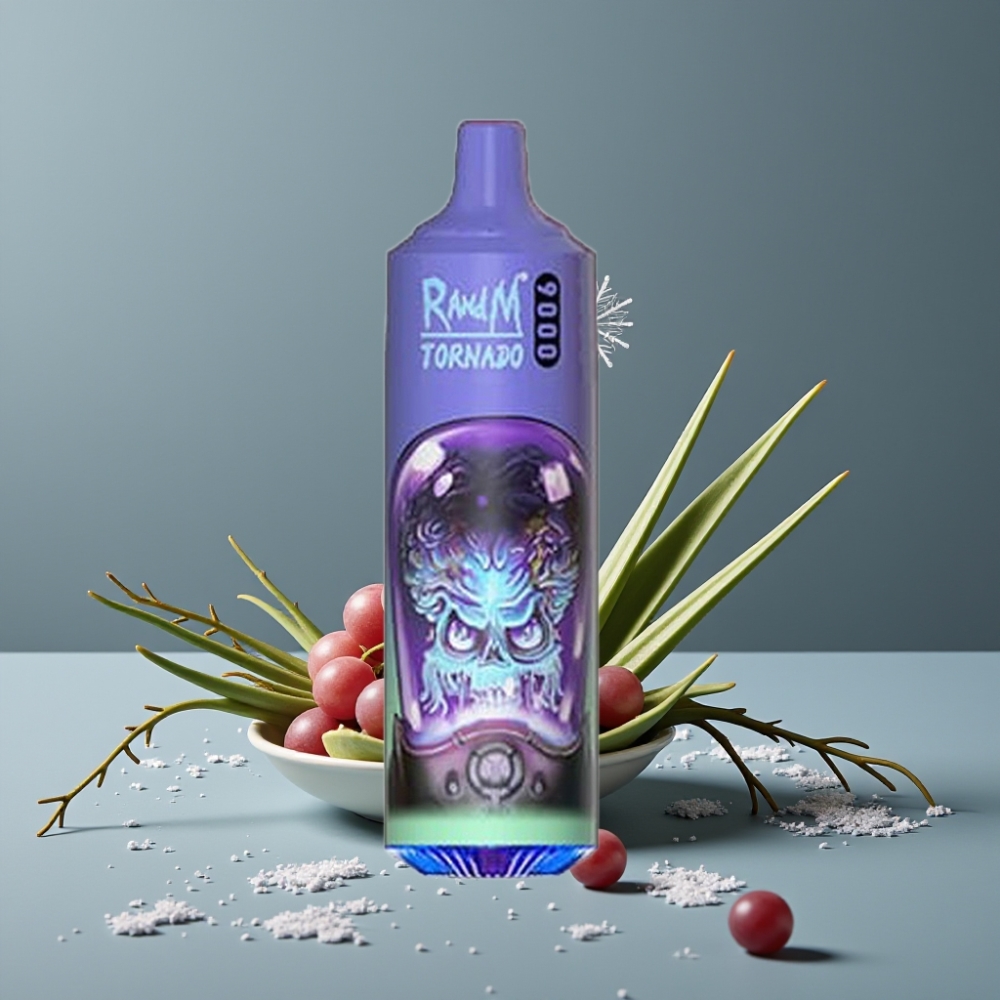 RandM Tornado 9000 Puffs Mesh Coil Aloe Grape