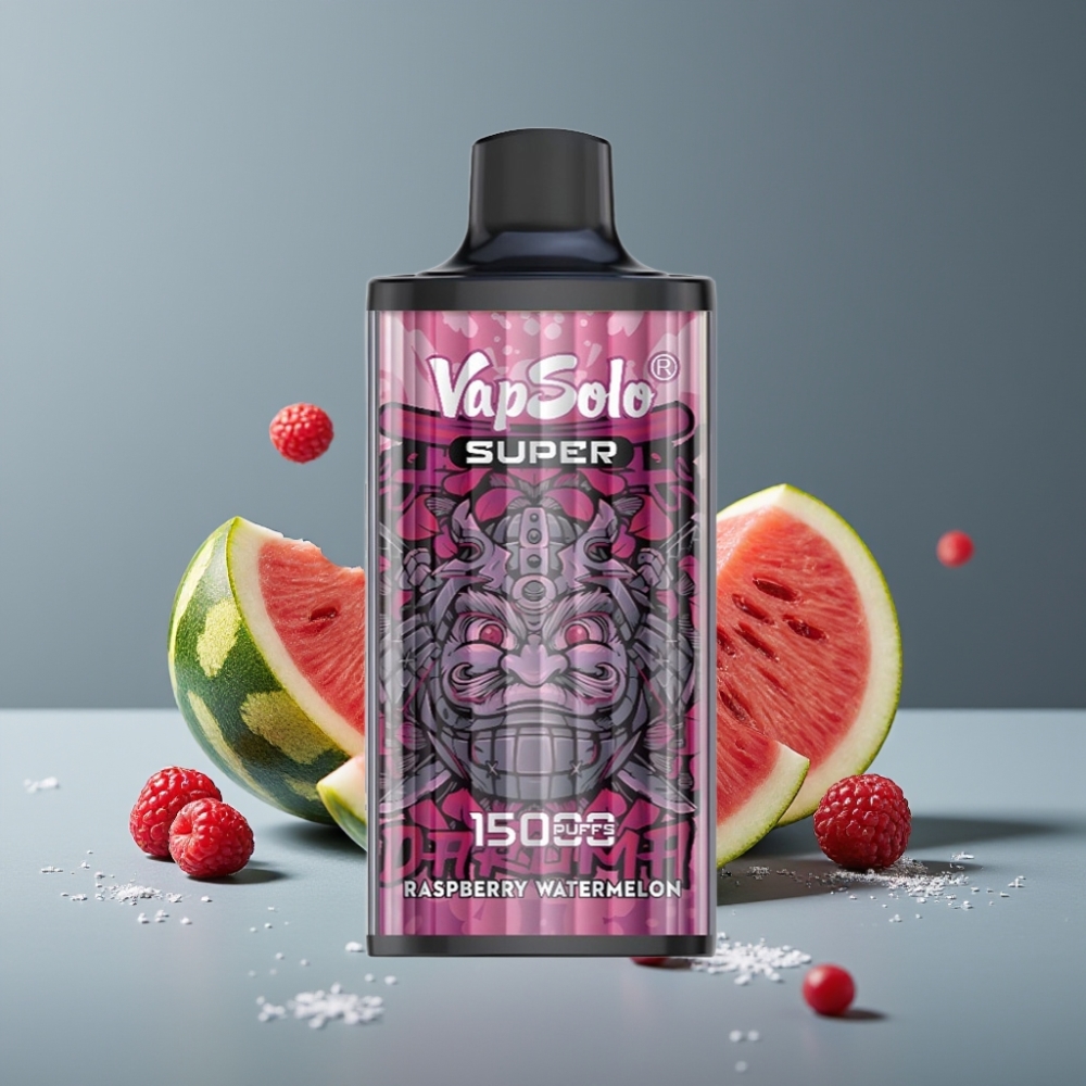 Vapsolo Super 15000 Puffs 40ml توت بري بطيخ