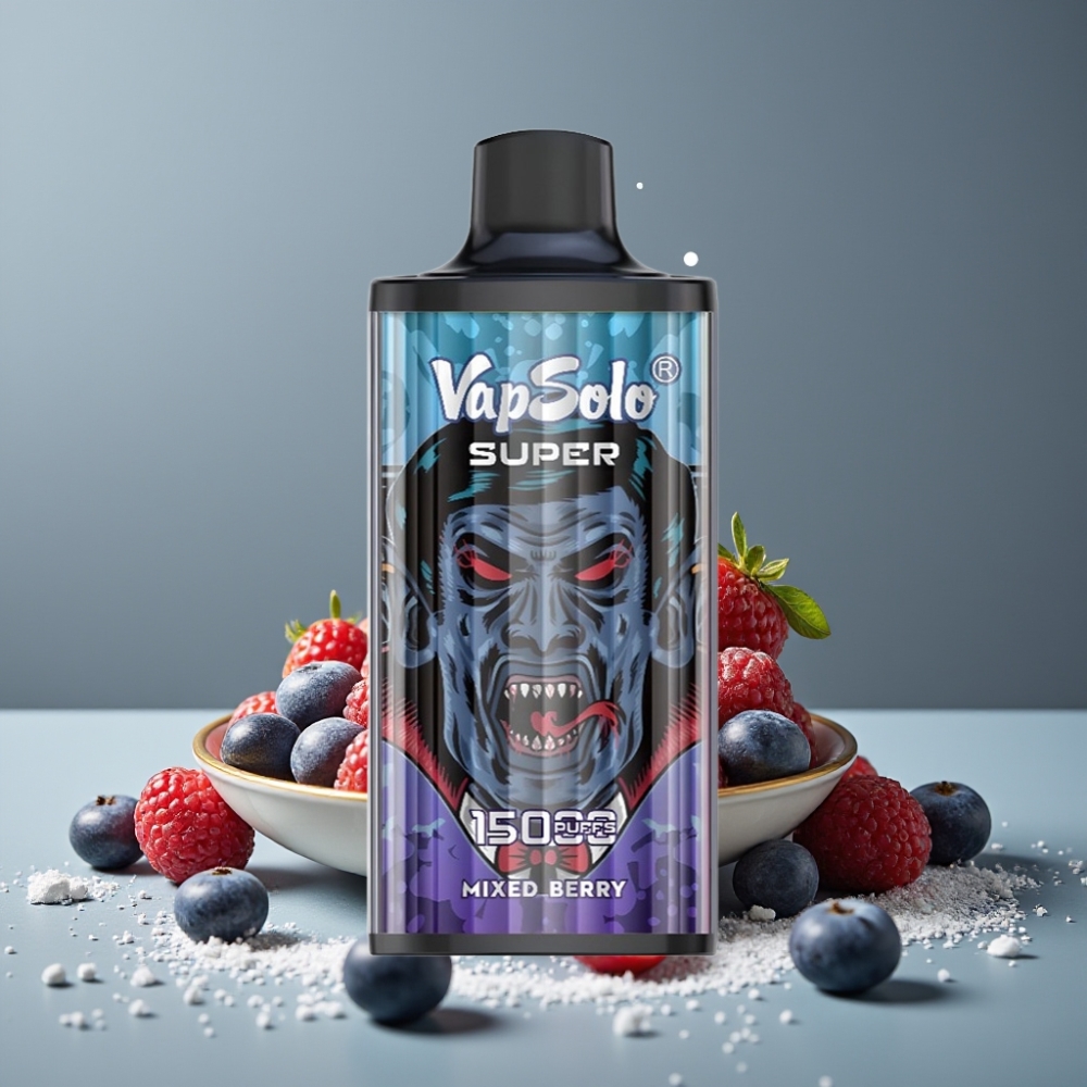 Vapsolo Super 15000 Puffs 40ml Mixed Berries Type-C