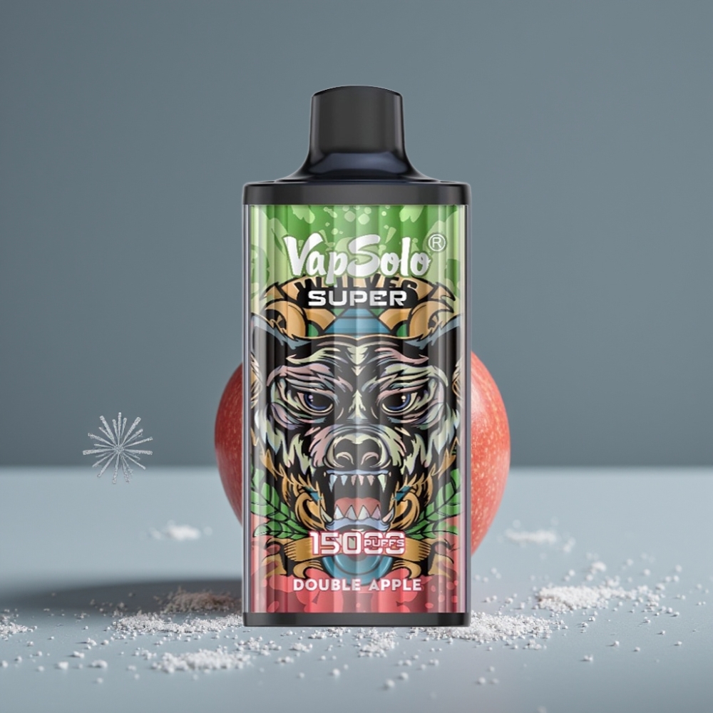 Vapsolo Super 15000 Puffs Double Apple 40ml 850mah Mesh Coil