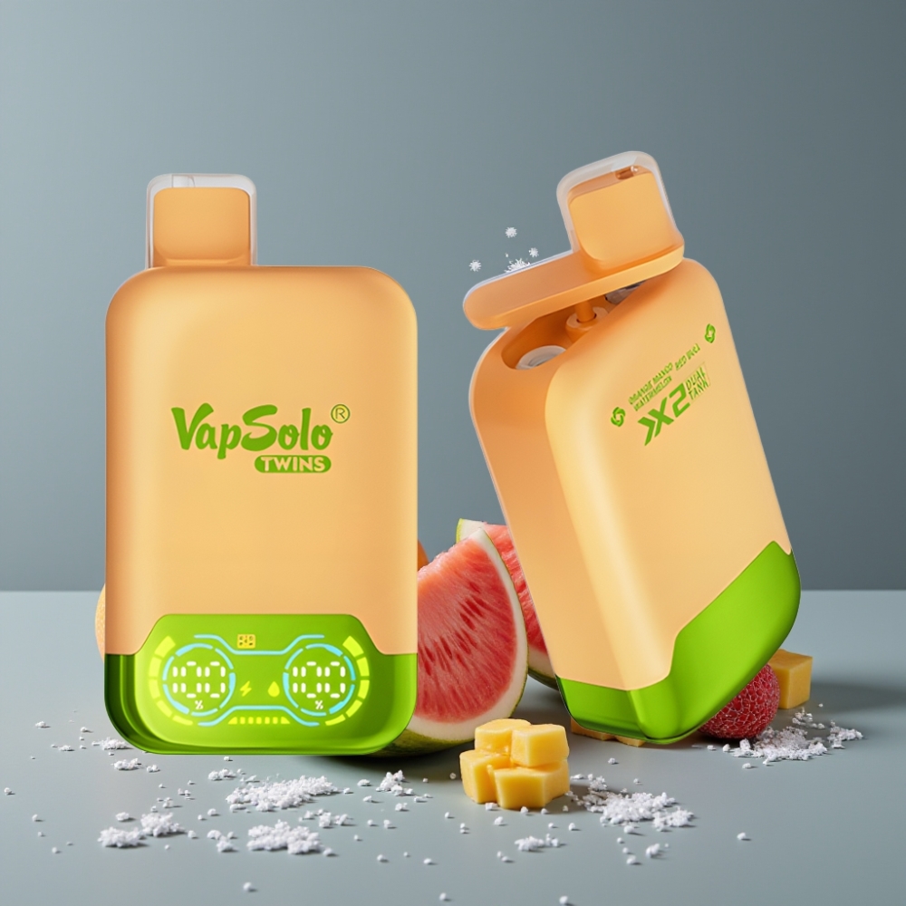 Vapsolo Twins 20000 Puffs برتقال مانجو بطيخ & ريد بول 40 مل